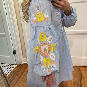 Boho chic tunic dress. One of a kind!